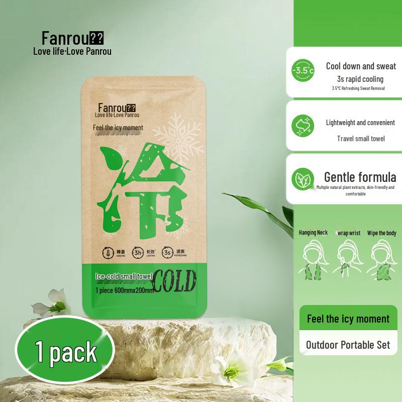 

Mint Refreshing Cooling Wipes: Heat Relief for Sports, Yoga, and Military Training