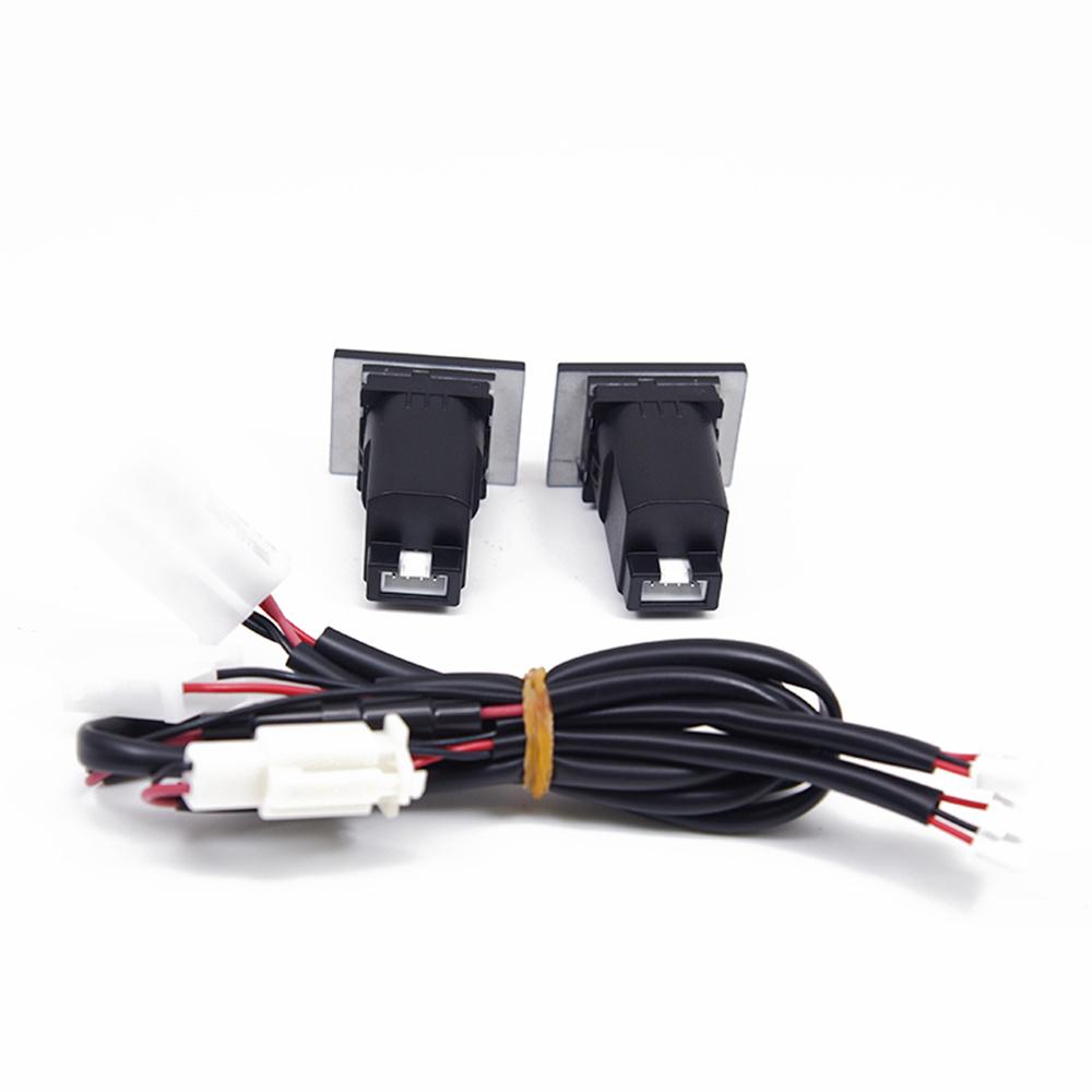 PD Type C QC3.0 USB Port Fast Charger Socket Panel Mount Kit for Ford Focus MK2
