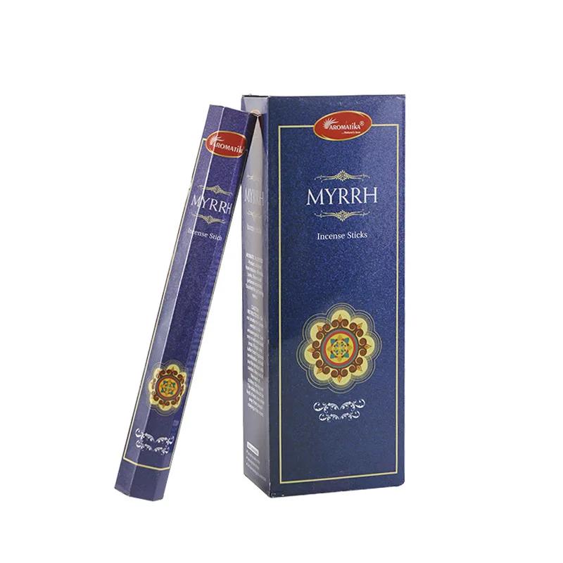 Indian Handmade Natural Stick Incense/Sandalwood  Study Tea Room To Purify The Air Remove Odor and Calm The Mind Joss Stick