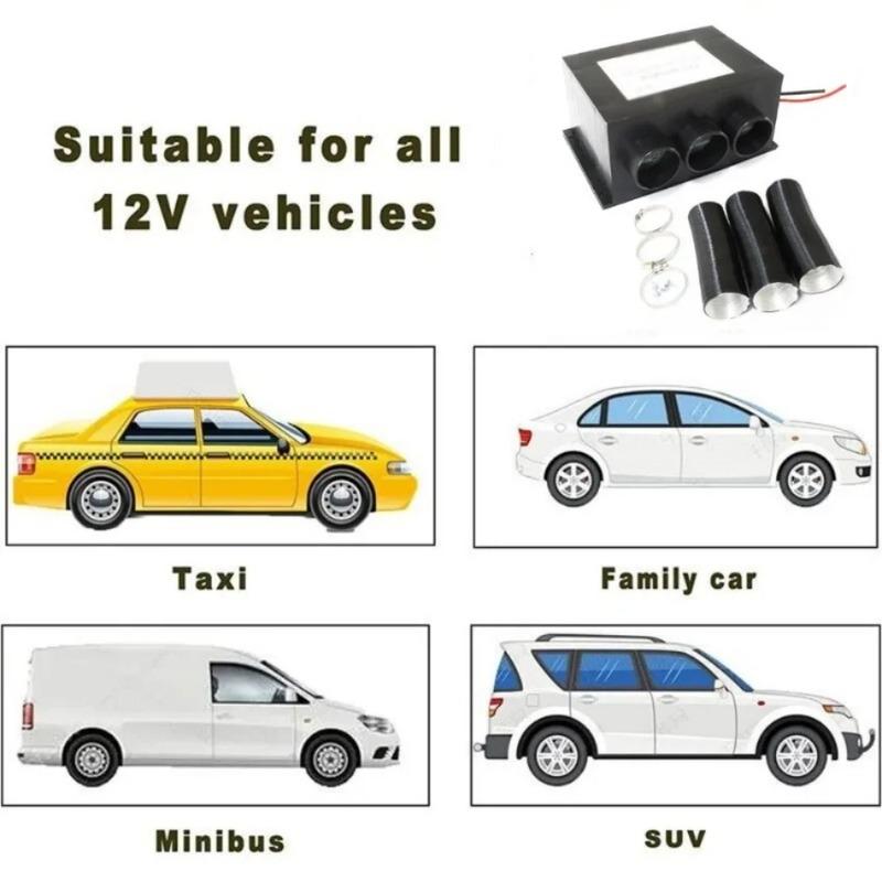 1 Pcs Powerful 400 1000W Car Heater Fan 12V 24V Windshield Defroster Air Heater For Auto Van RV Motorhome Trailer Trucks