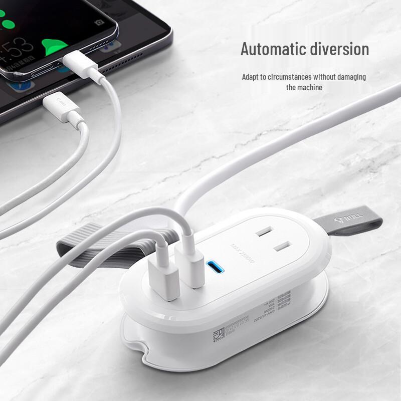 BULL 20W PD Fast Charging Travel Power Strip CN plug (adapter included)