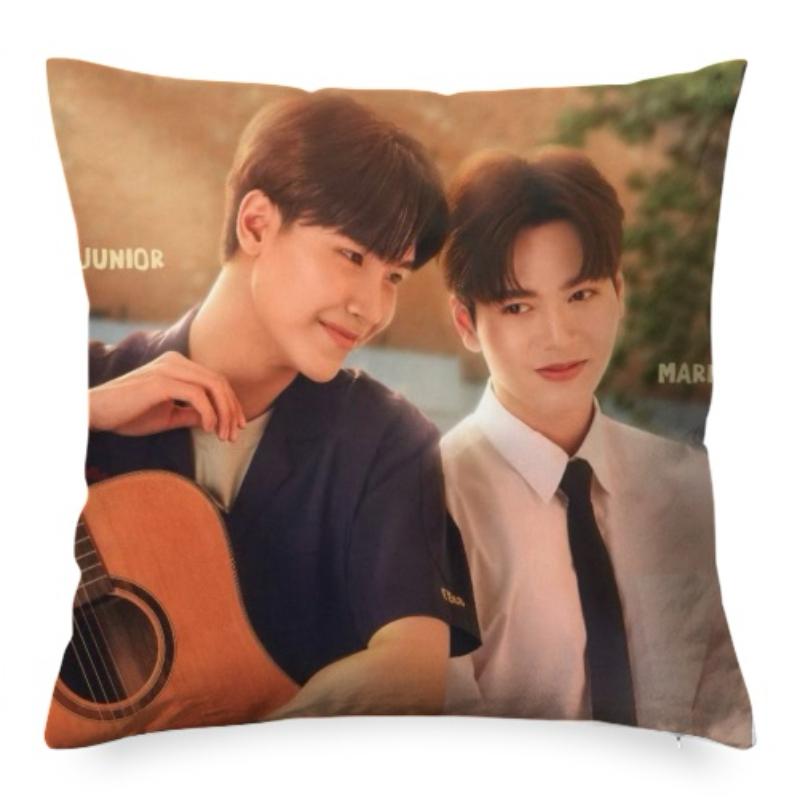 Perthsanta Juniormark Forcebook Double-Sided Printing Pillowcase Thai Tv Perfect 10 Liners Home Sofa Car Decor Cushion Cover