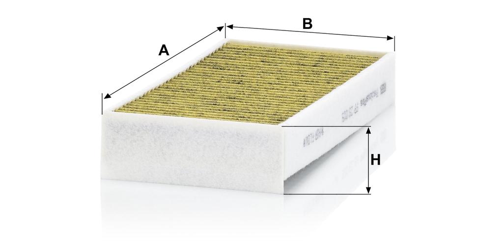 MANN FILTER Air Conditioner Filter FP23015-2 (Set of 2 for one vehicle)