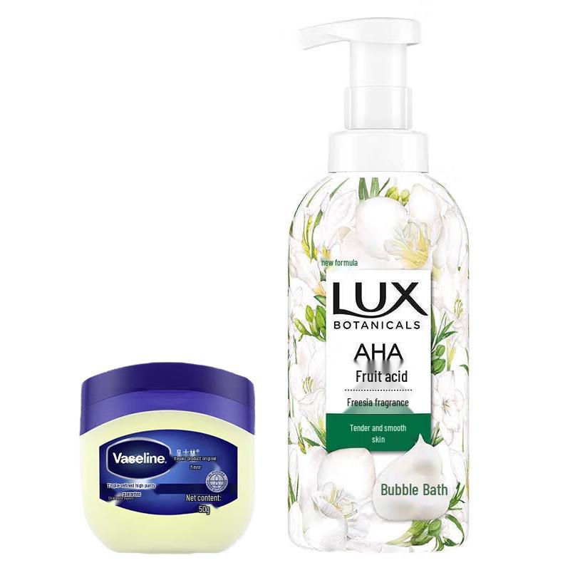 Vaseline Repairing Jelly & Lux Shower Gel Bundle