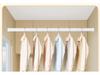 Telescopic Curtain Rod: Punch-Free, Multipurpose for Bedroom, Wardrobe, Living Room, Shower, or Clothes Drying.