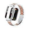 Für Xiaomi Mi Band 8 Pro Edelstahl-Uhrenarmband Metallarmband Gehäuse Schutzhülle für mi band 8 pro Armband Schutzabdeckung Rahmen