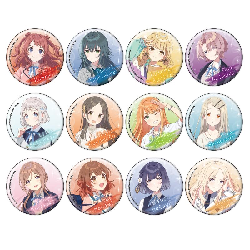 

Gakuen Idolmaster 01 Can Badge Box of 12