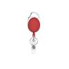 Reel Retract Lanyard Name Tag Easy Pull Buckle Card Holder Badge Reel Clip Carabiner Keychain