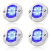 4Pcs 12V LED Marine Boat Interior Light Courtesy Light Cabin Deck Walkway Stern Light  for Camper Van Caravan Motorhome Boat RV