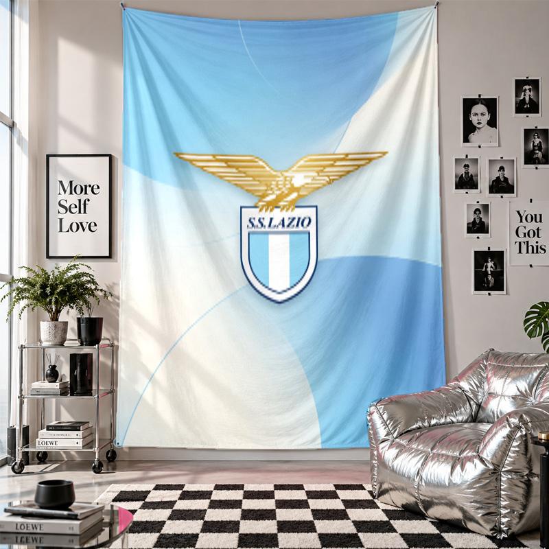 Lazio FC Wall Tapestry Home Decor Wall Hanging Cloth for Bedroom Living Room Background