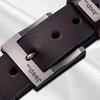 Men's PU Vintage Pin Buckle Leather Belt - Casual & Business Versatile Accessory for Jeans