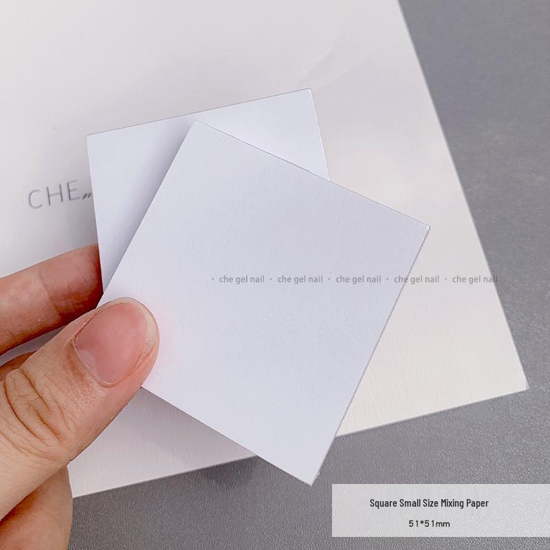 Одноразовая многофункциональная бумажная палитра для омбре-дизайна ногтей