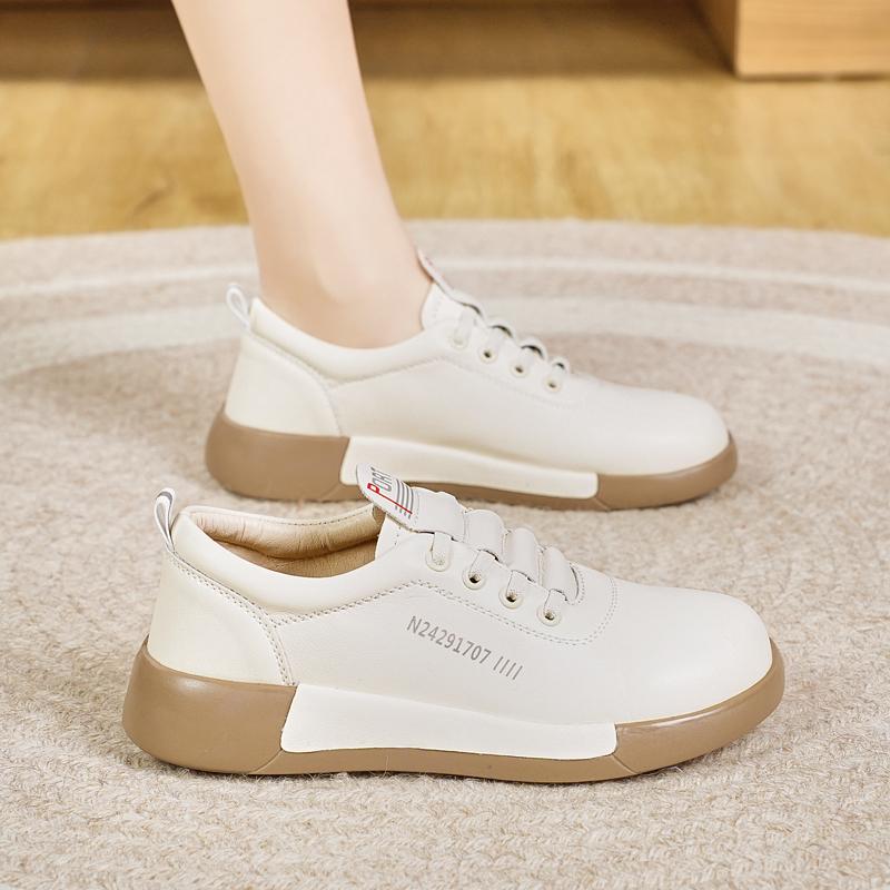 Mocasini cu platformă pentru femei, pantofi casual eleganți din piele, cu talpă groasă pentru creșterea în înălțime, pantofi sport cu talpă groasă