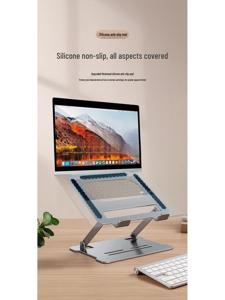 Portable Foldable Alloy Laptop & Tablet Stand with Heat Dissipation