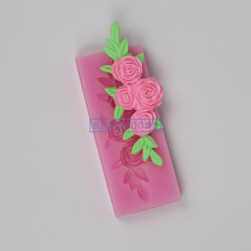 Silicone DIY Cake & Cookie Flower Molds - L1024