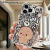Phone Case: 2D Flat Suitable for iPhone 18 17 16 15 14 13 Pro, Transparent Four Corner Protective Case, Gun Shaped, Christmas and Halloween Gift