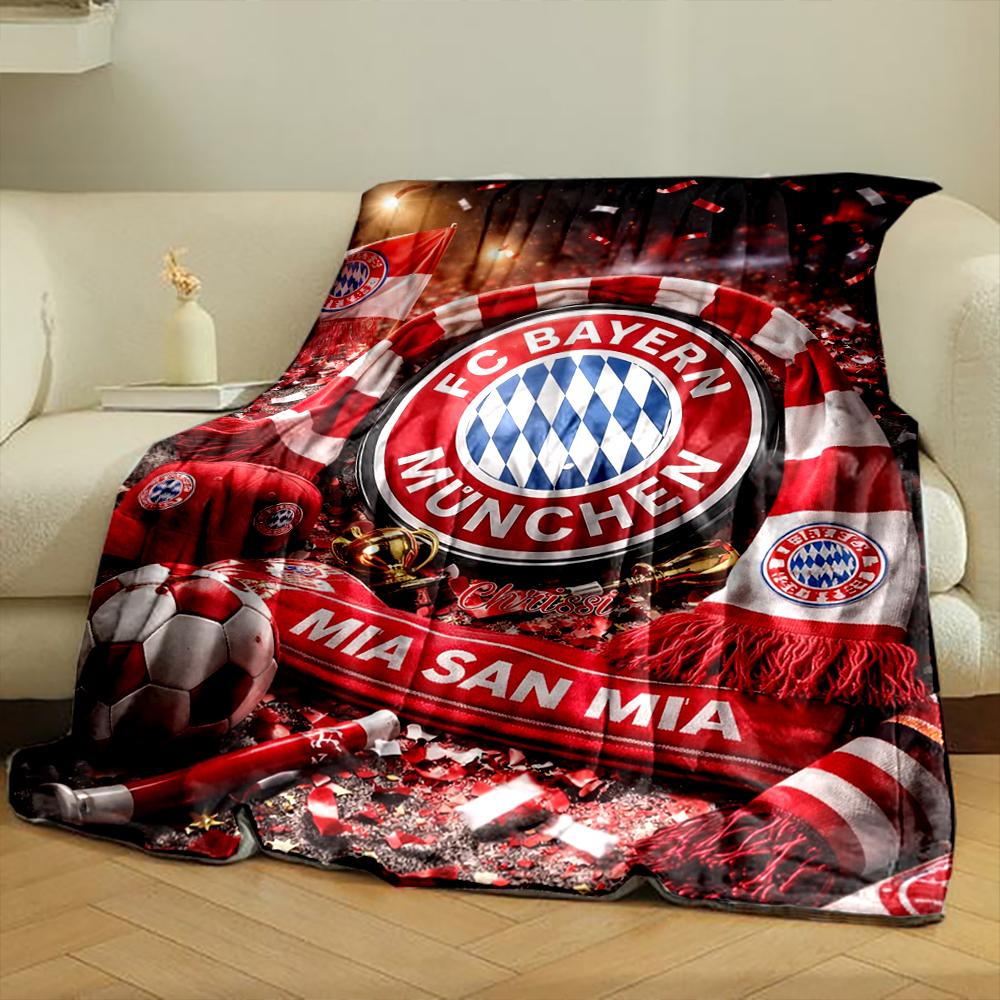 FC Bayern Munich Designed Flannel blanket for bedroom, living room, sofa, and nap