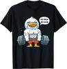 Fashion Release The Quackin Duck Gym Weightlifting Bodybuilder T-Shirt Graphic T Shirts Men Clothing Streetwear Camisetas