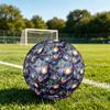 1pc Cosmic Balance Scale Theme Soccer Ball Football, Size 5, Lightweight PVC, Durable Outdoor Training Soccer Ball, Gift M61458