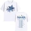 T-shirt da uomo Streetwear Oversize Freya Skye T-shirt Grafica Descendants World War Z Tour T-shirt Cotone Streetwear Descendants Maglietta da Concerto