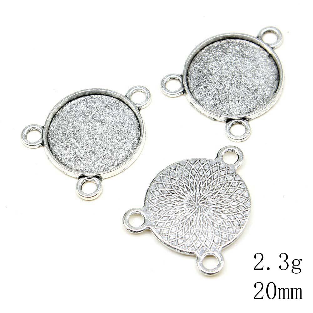 NewArrivals Accessories Jewelry Three-Hole Multi Size Glass Cabochon Base Setting Tray Accessories Parts Souvenir Men's Accessories