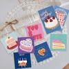 15 Sheets Birthday Card Postcards Message Cards Nordic Style Decorative Wall Stickers for Living Room