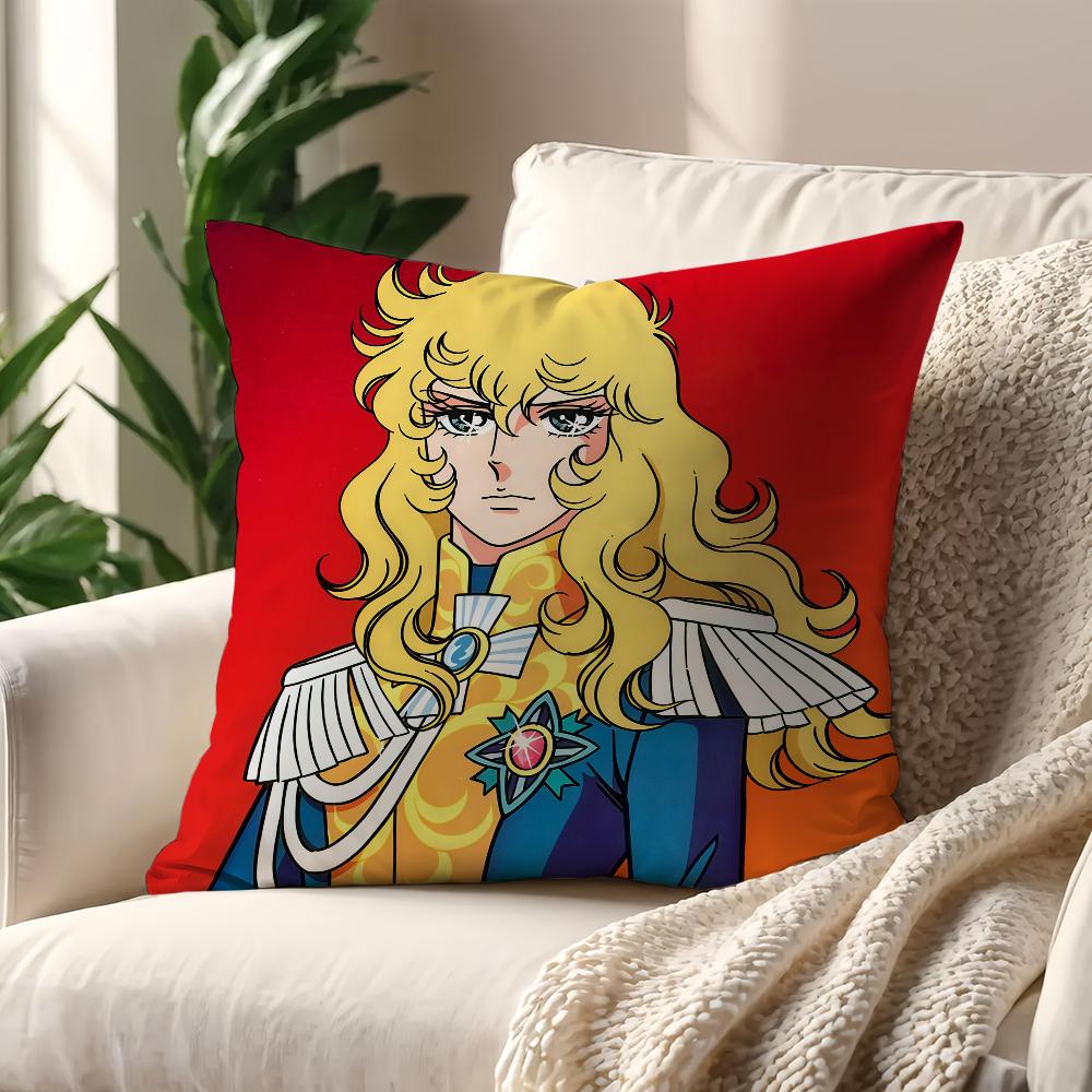 Manga Anime Die Rose von Versailles Lady Oscar Kissenbezug Für Kissen Druck Sofa Dekoration HomeRoom Büro NordischeEinfachheit