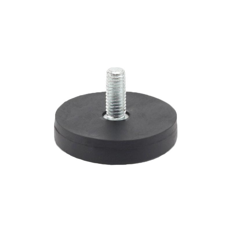 36mm Rubber Coated Neodymium Magnet Cup Base - Strong, Colored, Round Magnet