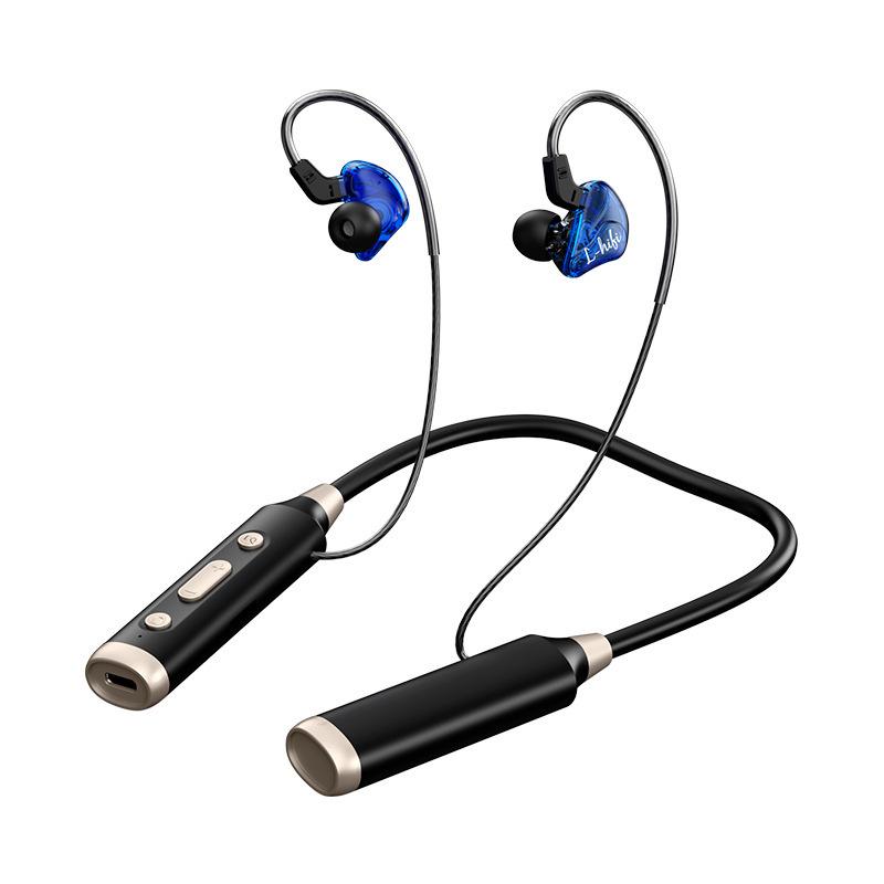 5.3 Neckband Bluetooth Earphones with Display, SD Card Slot, Long Battery Life & Sports K-Song Mode