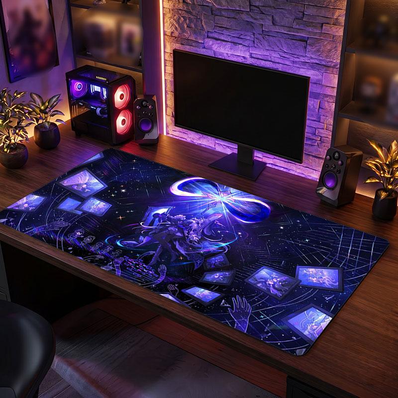 Grand Tapis de Souris Honkai Star Rail Étendu Tapis de Bureau Souple Gaming Bureau Décoration de Table d'Ordinateur