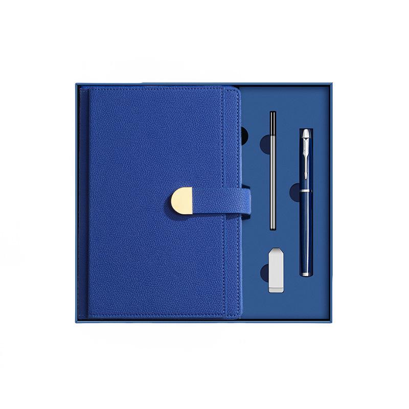 A5 High-Grade Notebook with Buckle, Customizable Logo, Multiple Card Slots, Business Meeting & Office Diary
