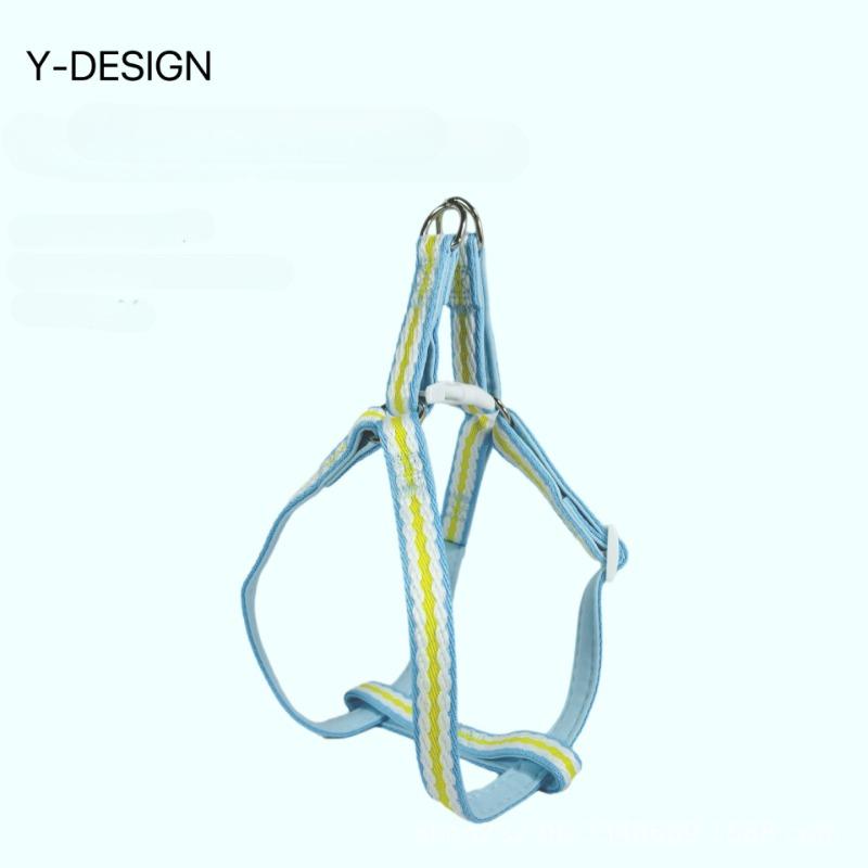 Dopamine Dog Harness Leash Set Adjustable Pet Vest Chest Strap Collar for Small Medium Dogs Outdoor Walking Puppy Accessories