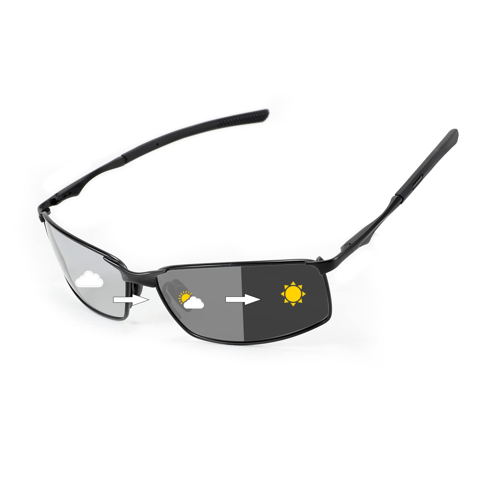 

Polarized UV400 Ultra B1029 [FEISEDY] Men s Sunglasses, Square, Small, Protection, Lightweight, Stylish, Driving/Biking/Fishing
