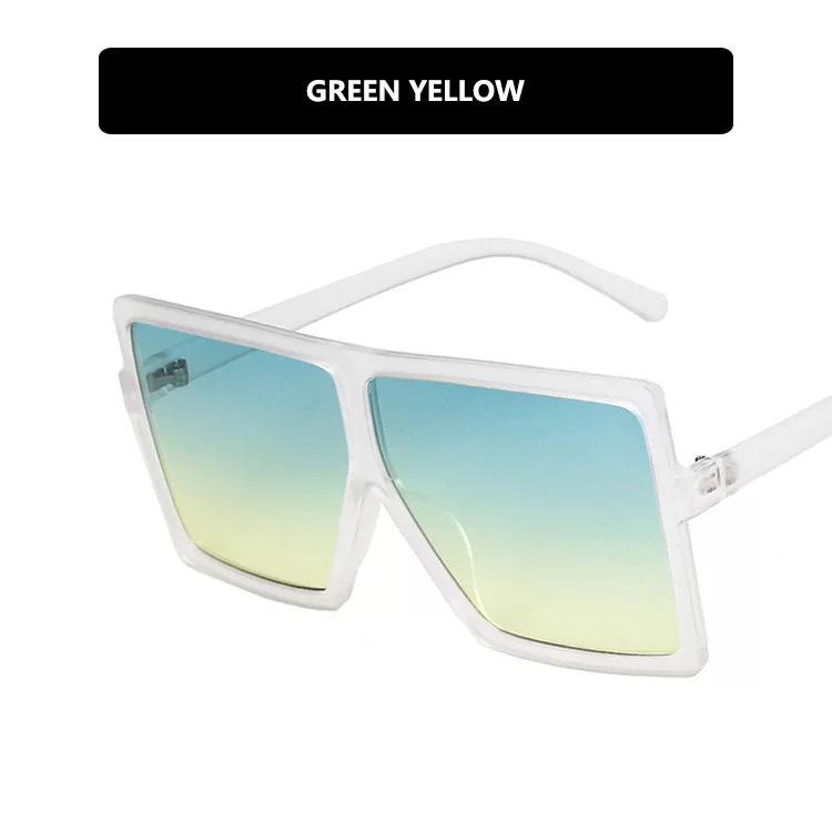 Retro Large Square Frame Sunglasses - European & American Street Style 2020