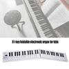 Portable Electronic Keyboard Piano Folding Piano Keyboard 61 Key Portable Electronic Keyboard Piano Easy to Use