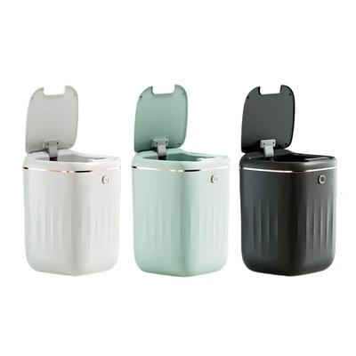 Garbage Bins 20L Sealed Trash Basket Waste Container for Dorm Office Kitchen