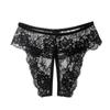 Women See Through Underwear Knickers Crotchless Panties Open Back Lace Thongs Briefs Sexy Lingerie