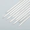 ZISIZ Stainless Steel Flat BBQ Skewers