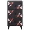 Storage Cabinet Multi Colored 40 X 33.5 X 75 Cm Solid Mango Wood