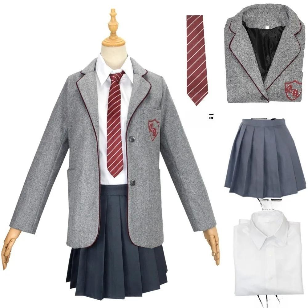 Film Matilda Cosplay-Kostüm für Mädchen, Schuluniform, Mantel, Rock, Roald Dahls Matilda das Musical, Halloween-Cosplay-Outfit für Kinder
