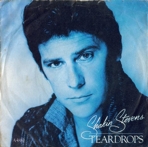 

7inch Record SHAKIN STEVENS - Teardrops A4882 Epic 1984 UK Rock Used
