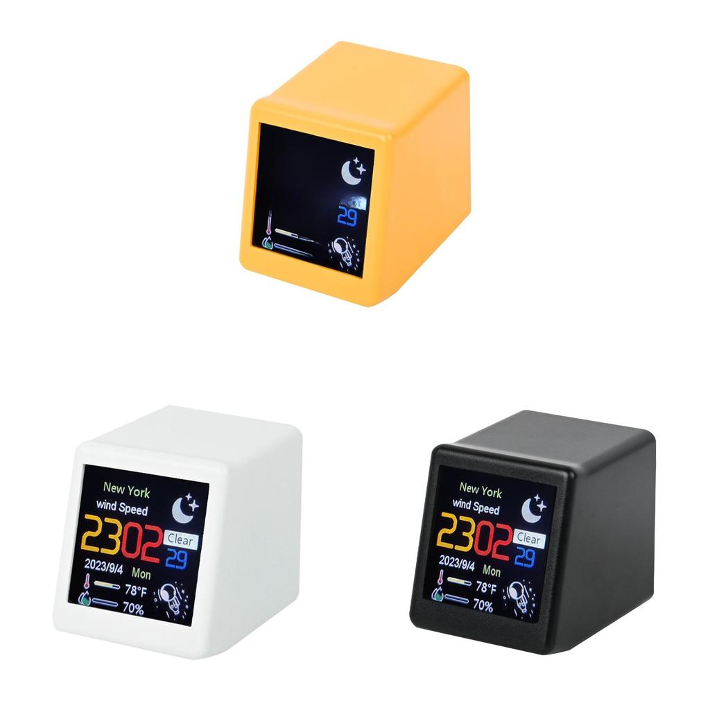 Electronic Table Clock Wifi Weather Station Digital Lcd Weather Forecast Gadget