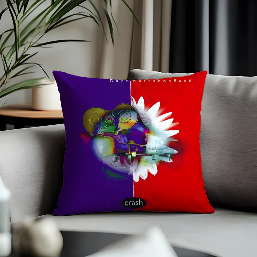 Fashion DDaveied Cushion Cover Antidustmite Pillowcase Invisible Zipper Silky Short Plush Sofa Cushion Cover