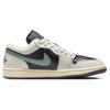 Air Jordan 1 Low Jade Smoke Sneakers da Donna Nero Antracite Vela DC0774-001