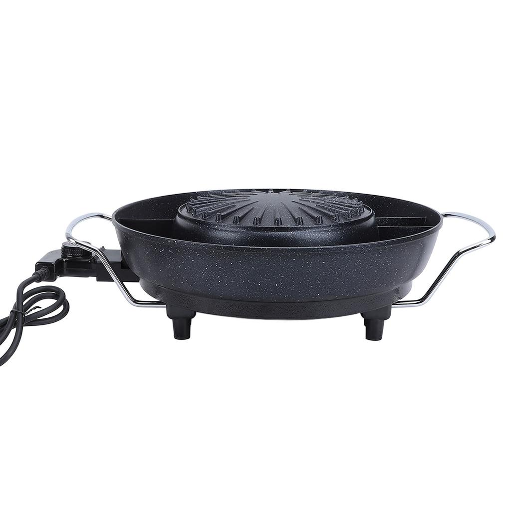 1800W horký hrnec s grilem 2 v 1 korejský elektrický gril BBQ Hotpot Pot Combo nepřilnavý rychlý a rovnoměrný