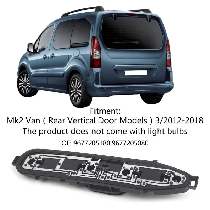 For Berlingo Mk2 9677205180 9677205080 Car Brake Lights Tail Lamp Circuit Board Wiring Lamp Taillight Bulb Holder Socket