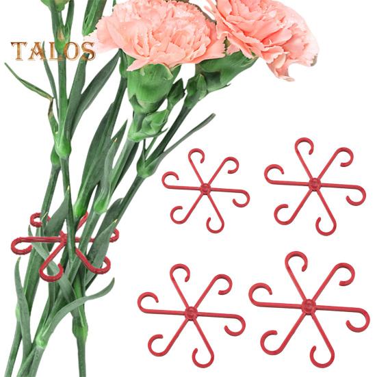 8 Pcs Plant Stem Holder Climbing Houseplant Stem Supports Reusable Flower Plant Stakes Stem Hooks Growth Accessories for Vegetables Fruits Flowers