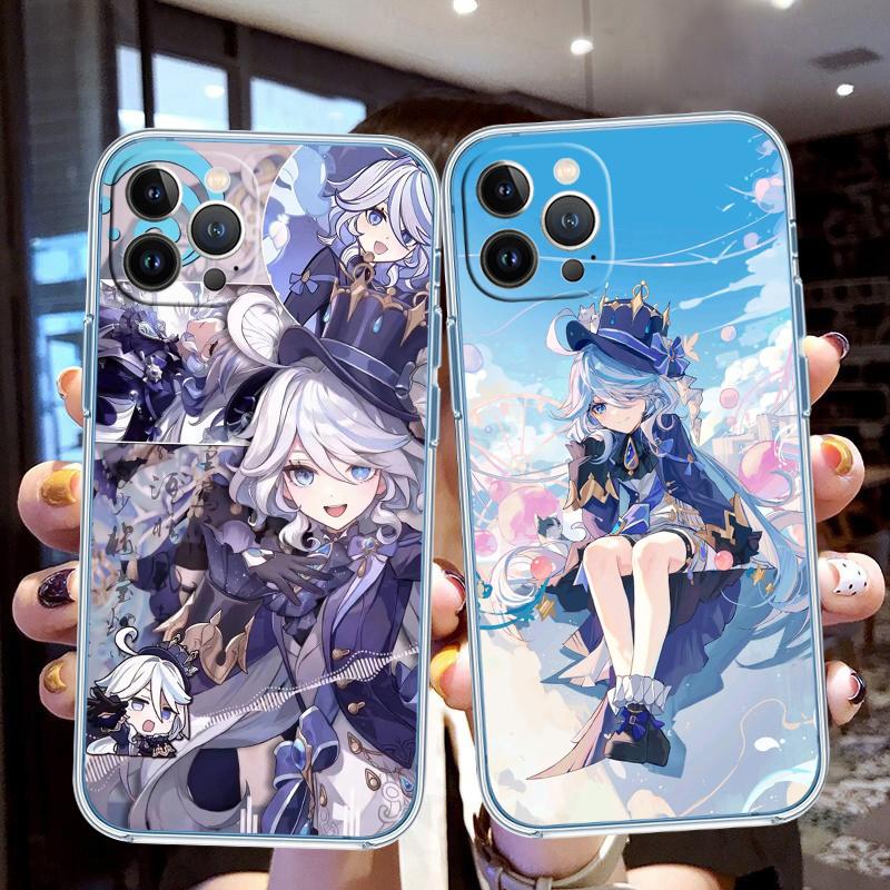 FM26 Genshin Impact Soft Shell Transparent Phone Case for Samsung Galaxy A04 A04S A14 A23 A34 A54 M23 M33 M52 M53