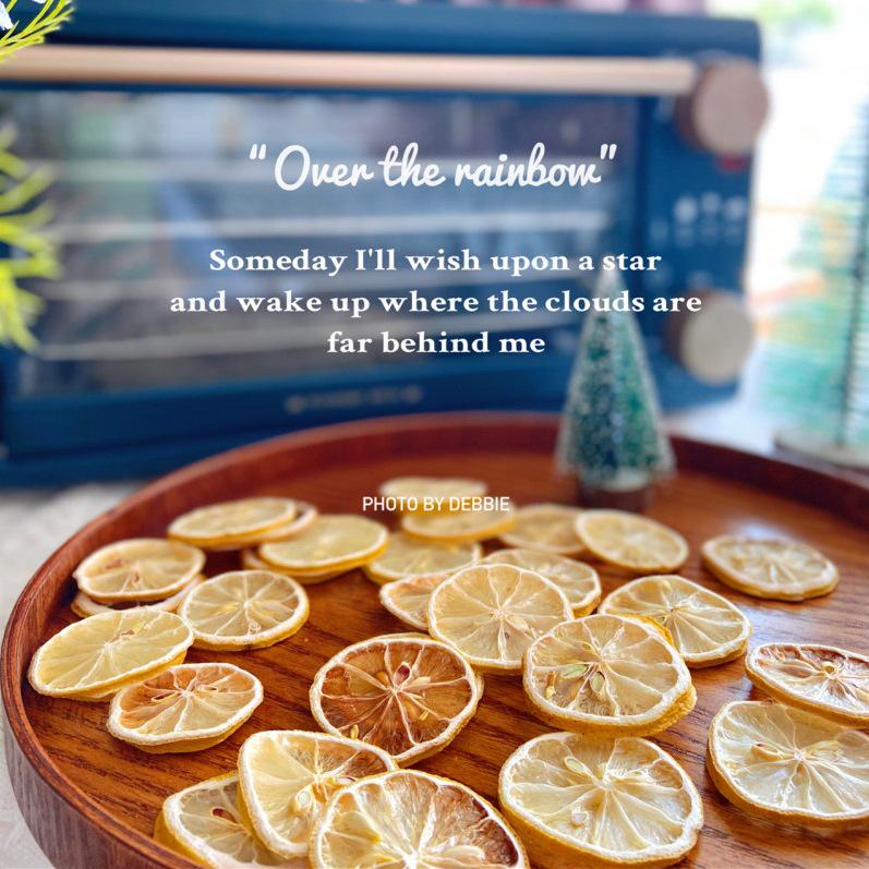 Dried Lemon Slices Cake Topper: 250g for Birthday and Dessert Decoration