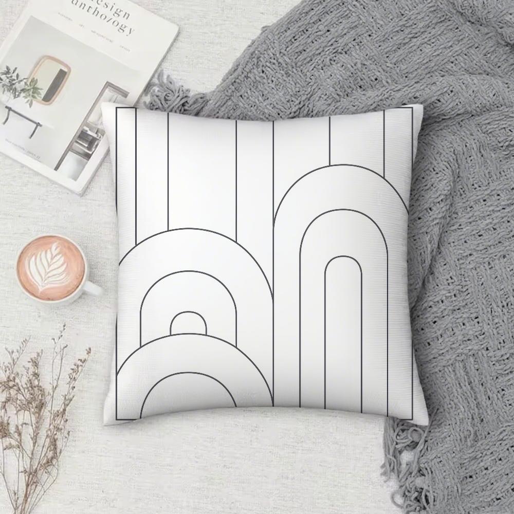 Minimalist Art Pillow Case Cover Square Sofa With For Pattern Comfortable Cushionsuitable Of Room